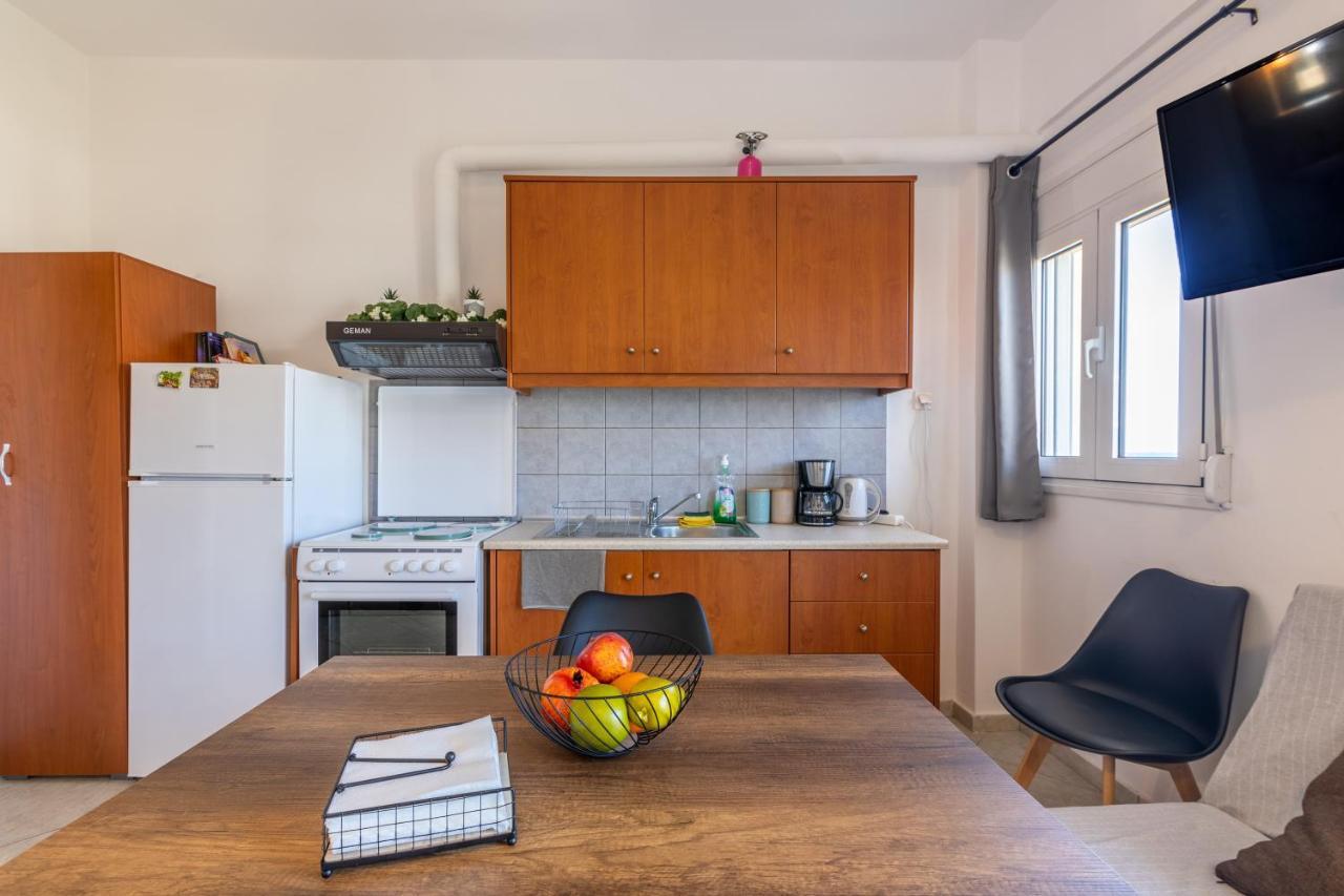 Studio On The Closest Beach To The City! Amoudara Lasithiou Exterior foto